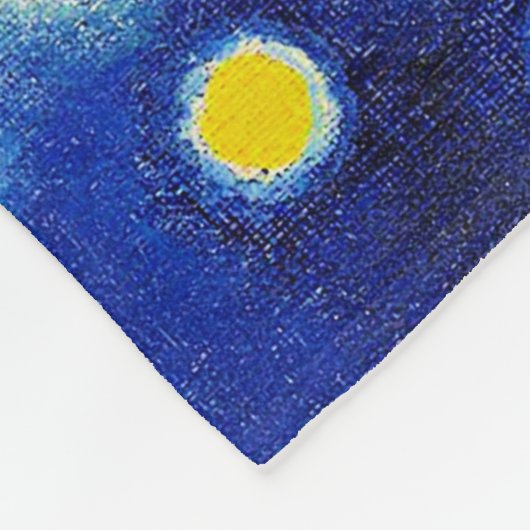 Kandinsky - Blaue Malerei, Fleecedecke (Ecke)