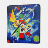 Kandinsky - Blaue Malerei Keramikornament (Links)