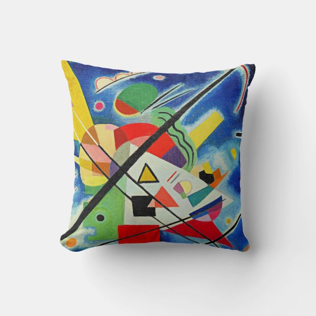 Kandinsky - Blaue Malerei, Kissen (Vorderseite)