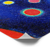 Kandinsky - Blaue Malerei Poster (Ecke)