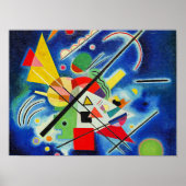 Kandinsky - Blaue Malerei, Poster (Vorne)