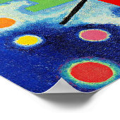 Kandinsky - Blaue Malerei, Poster (Ecke)