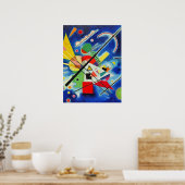 Kandinsky - Blaue Malerei, Poster (Küche)