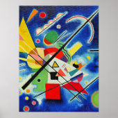 Kandinsky - Blaue Malerei, Poster (Vorne)