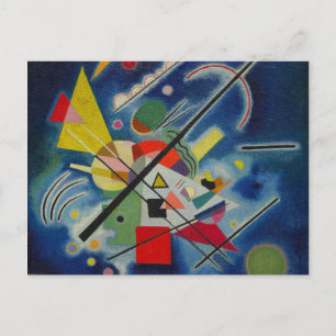 Kandinsky - Blaue Malerei Postkarte