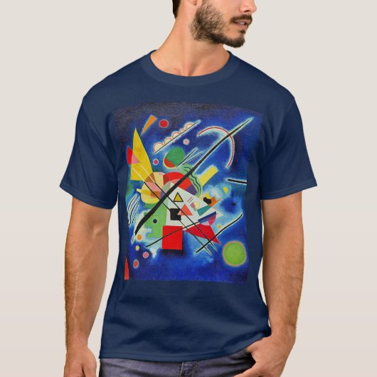 Kandinsky - Blaue Malerei T-Shirt (Vorderseite)
