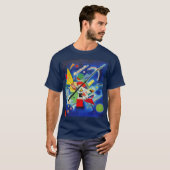 Kandinsky - Blaue Malerei T-Shirt (Vorne ganz)