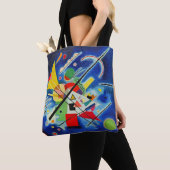 Kandinsky - Blaue Malerei Tasche (Von Nahem)