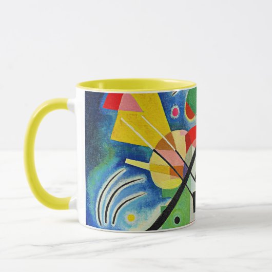 Kandinsky - Blaue Malerei Tasse (Links)