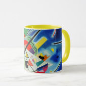 Kandinsky - Blaue Malerei Tasse (VorderseiteRechts)