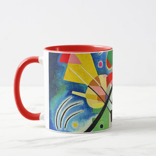 Kandinsky - Blaue Malerei Tasse (Links)