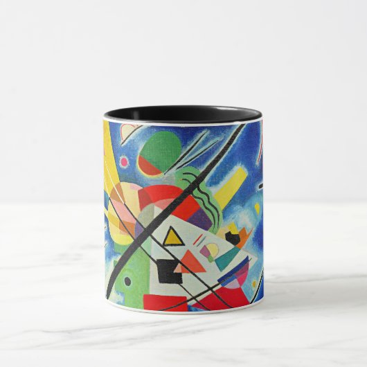 Kandinsky - Blaue Malerei, Tasse (Zentrum)