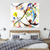 KANDINSKY - BLAUE SEGMENT - 1921 - Bauhaus - Leinwanddruck (Insitu (Schlafzimmer))