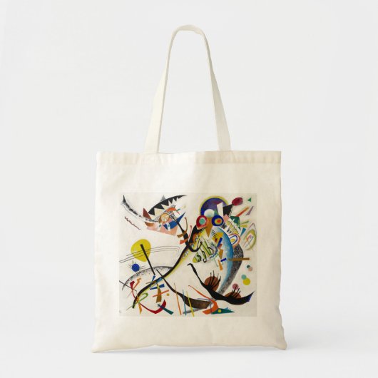 Kandinsky blaue Segment-Taschen-Tasche Tragetasche (Vorne)