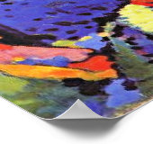 Kandinsky - Blauer Berg, Poster (Ecke)