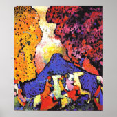 Kandinsky - Blauer Berg, Poster (Vorne)