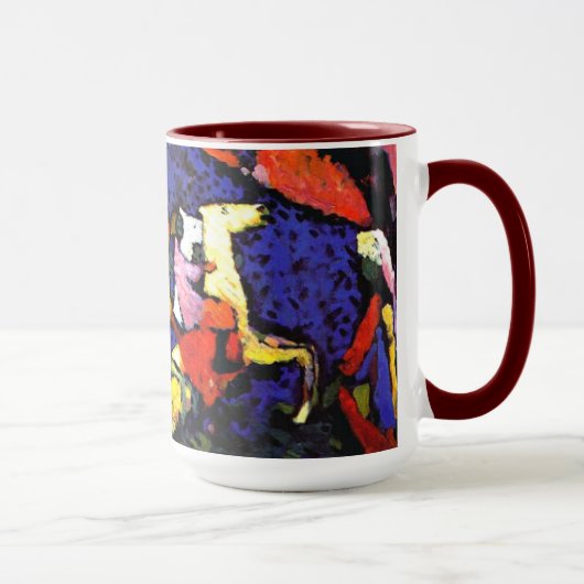 Kandinsky - Blauer Berg Tasse (Rechts)