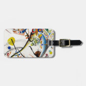 Kandinsky blauer Segment-Gepäckanhänger Gepäckanhänger (Vorderseite horizontal)