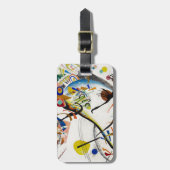 Kandinsky blauer Segment-Gepäckanhänger Gepäckanhänger (Vorderseite vertikal)