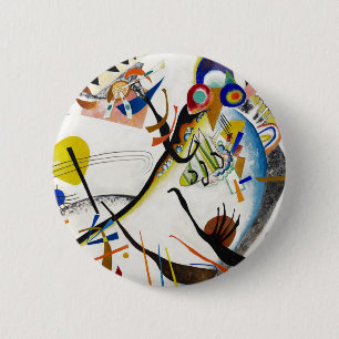 Kandinsky blauer Segment-Knopf Button