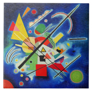 Kandinsky - Blaues Bild, Fliese