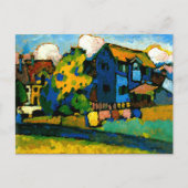 Kandinsky - Blaues Haus Klein Postkarte (Vorderseite)