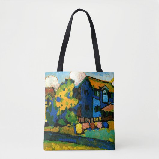 Kandinsky - Blaues Haus Klein Tasche (Vorderseite)