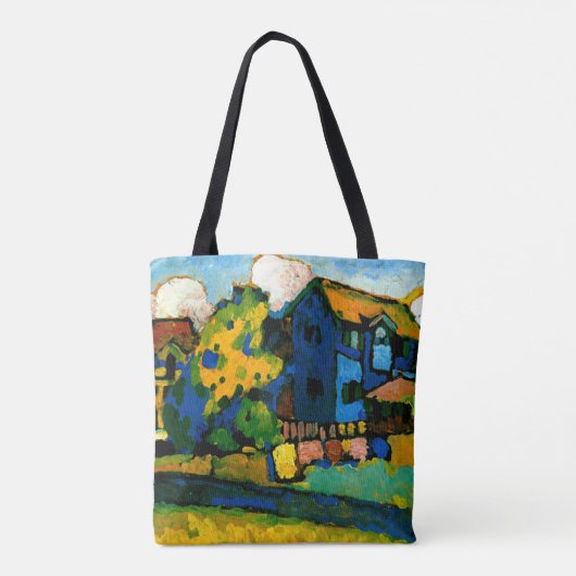 Kandinsky - Blaues Haus Klein Tasche (Rückseite)