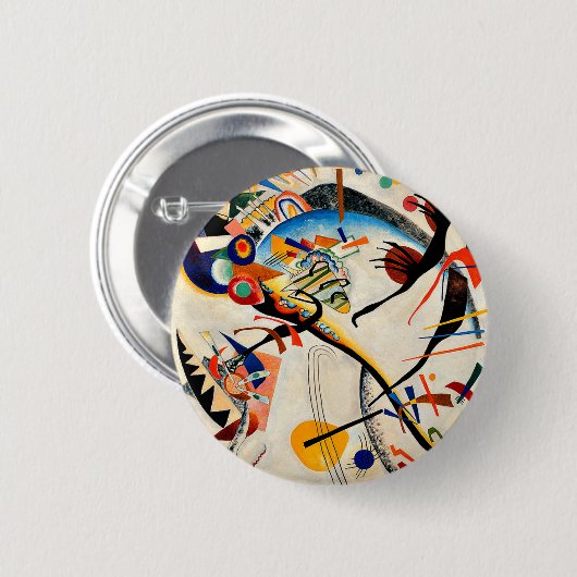 Kandinsky - Blaues Segment, Button (Vorne & Hinten)