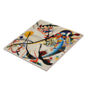 Kandinsky - Blaues Segment Fliese (Seite)