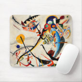 Kandinsky - Blaues Segment Mousepad (Mit Mouse)