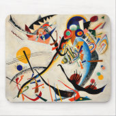Kandinsky - Blaues Segment Mousepad (Vorne)