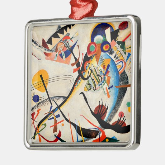 Kandinsky - Blaues Segment, Ornament Aus Metall (Links)
