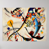 Kandinsky - Blaues Segment Poster (Vorne)