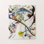 Kandinsky blaues Segment-Puzzlespiel Puzzle (Vertikal)