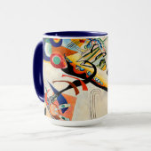 Kandinsky - Blaues Segment,  Tasse (Vorderseite Links)