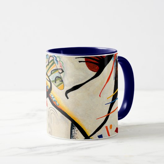 Kandinsky - Blaues Segment, Tasse (VorderseiteRechts)