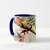 Kandinsky - Blaues Segment, Tasse (Vorderseite Links)