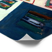 Kandinsky - Blick vom Griesbrau-Fenster aus Poster (Ecke)