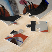 Kandinsky Blue Segment Abstract Painting Puzzle (Seite)