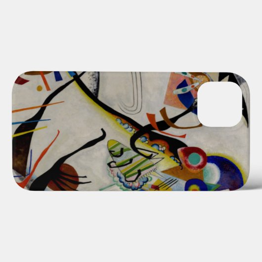 Kandinsky Blue Segment Abstrakt iPad Air Hüllen (Rückseite (Horizontal))