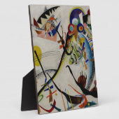 Kandinsky Blue Segment Fotoplatte (Seite)