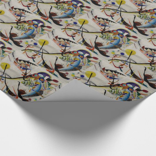 Kandinsky Blue Segment Geschenkpapier (Ecke)