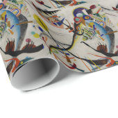 Kandinsky Blue Segment Geschenkpapier (Rolleneckpunkt)