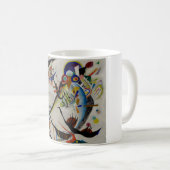 Kandinsky Blue Segment Kaffeetasse (VorderseiteRechts)