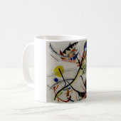 Kandinsky Blue Segment Kaffeetasse (Vorderseite Links)