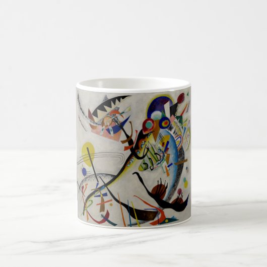 Kandinsky Blue Segment Kaffeetasse (Mittel)