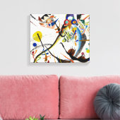 Kandinsky Blue Segment Leinwanddruck (Insitu (Wohnzimmer))