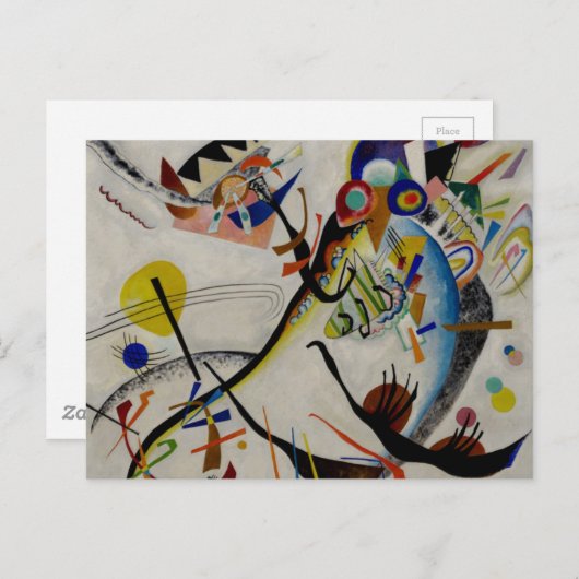 Kandinsky Blue Segment Postkarte (Vorne/Hinten)
