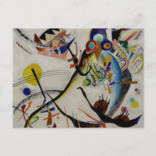 Kandinsky Blue Segment Postkarte (Vorderseite)